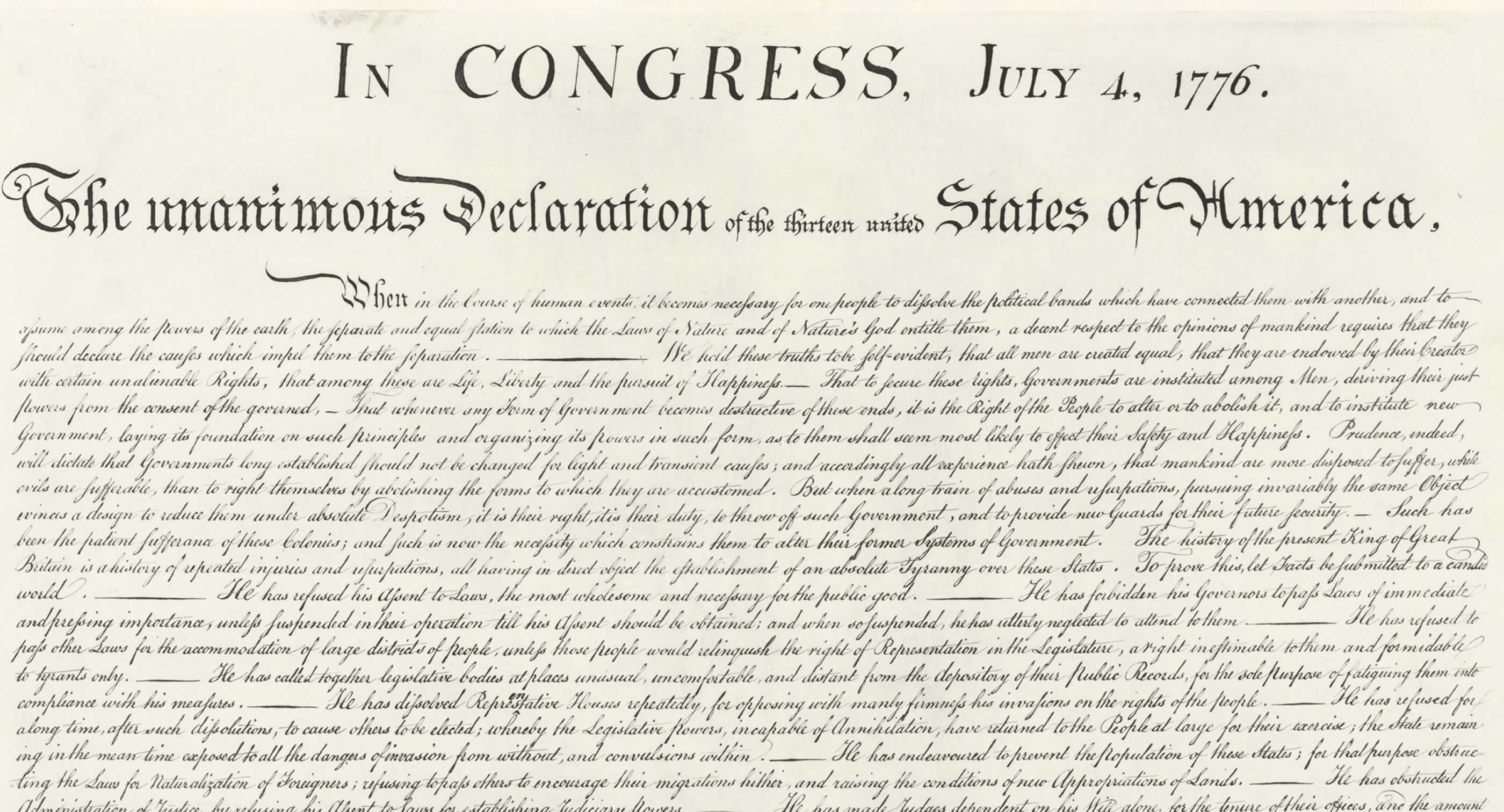 Printable Declaration Of Independence To many in the continental